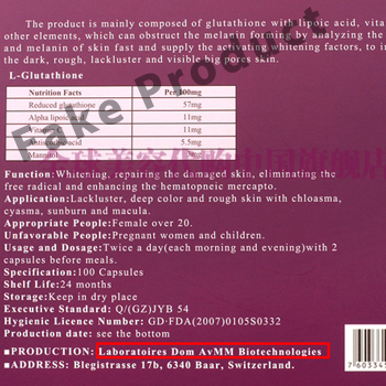 Fake Product-outside